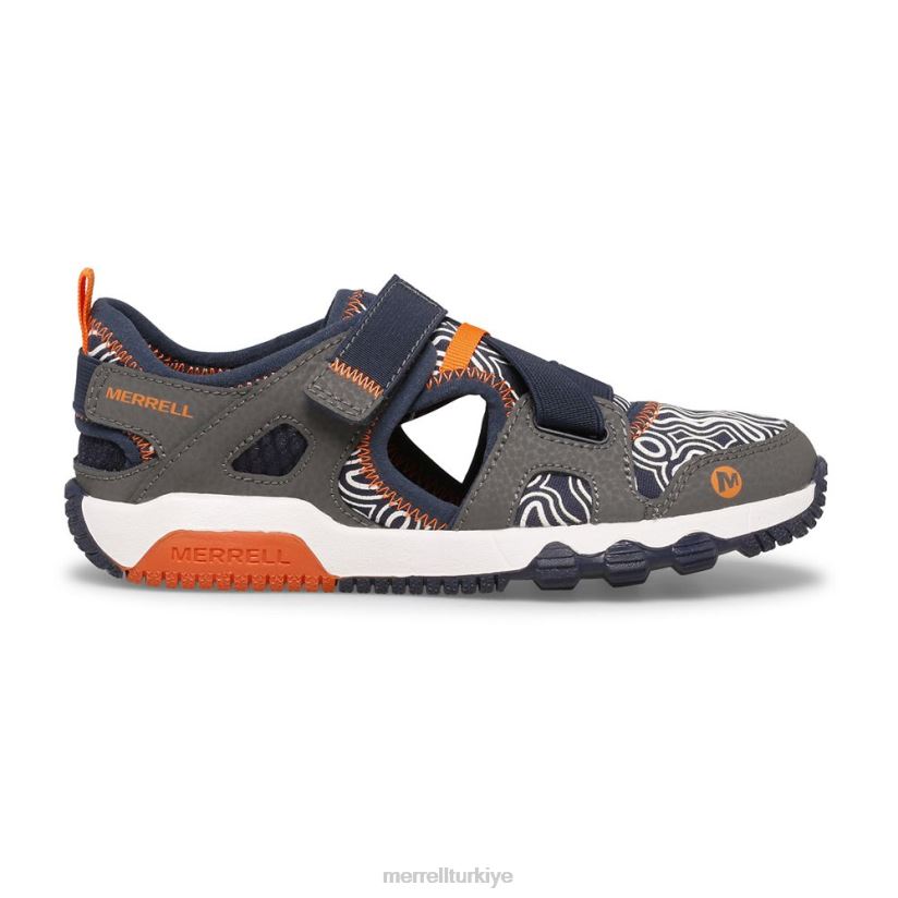 Merrell Hydro Free Roam Chroma Monarch Sandalet (mk265855k) 6JH2Z61503 gri/lacivert