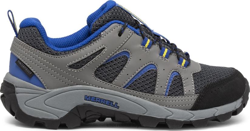 Merrell Oakcreek düşük dantel su geçirmez spor ayakkabı (mk264770) 6JH2Z61450 odun kömürü