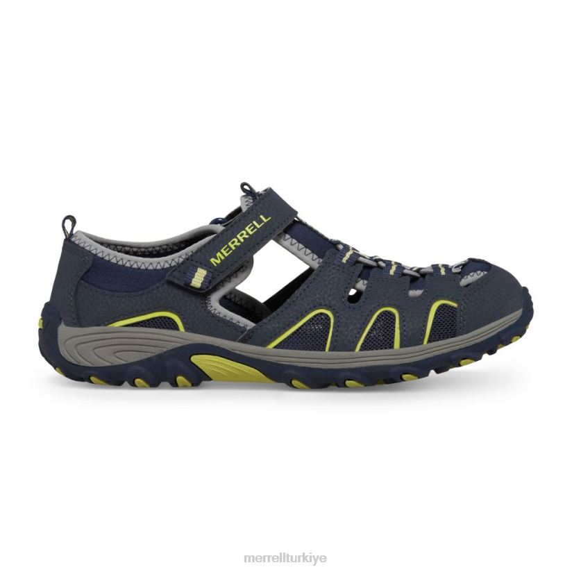 Merrell hidro h2o yürüyüşçü sandaleti (mk262163) 6JH2Z61412 lacivert/kireç