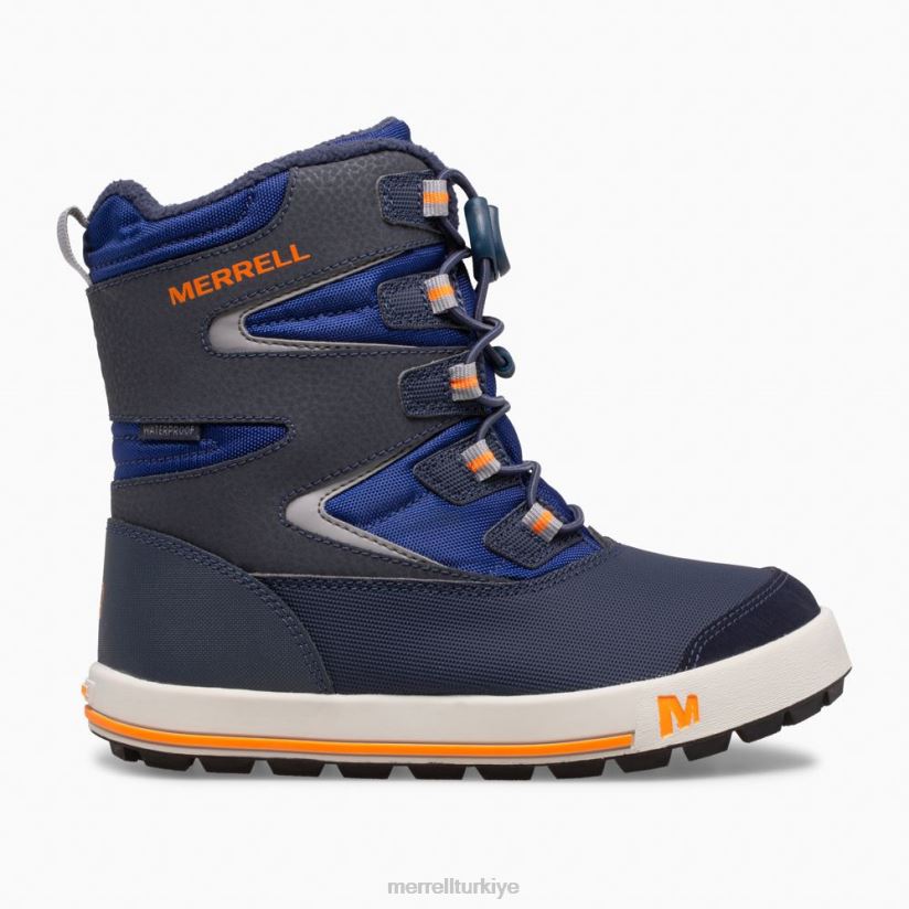 Merrell kar bankası 3.0 önyükleme (mk265184k) 6JH2Z61482 lacivert/kobalt/turuncu