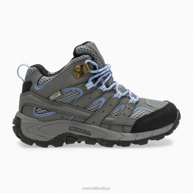 Merrell moab 2 orta su geçirmez bot (mk162260) 6JH2Z6804 gri/deniz salyangozu