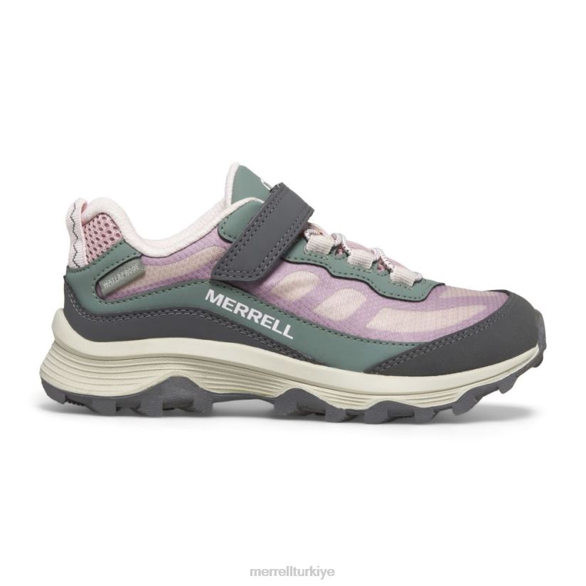 Merrell moab hızı düşük klima su geçirmez (mk167235) 6JH2Z61361 tozlu pembe/zeytin