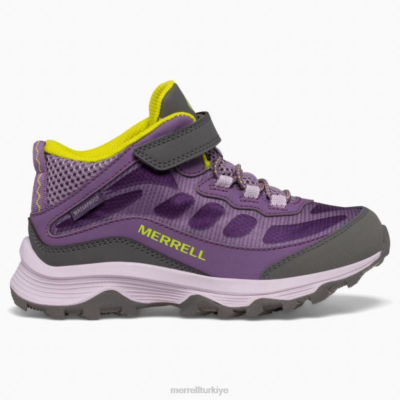 Merrell moab speed mid klima su geçirmez (mk166276) 6JH2Z61386 üzüm öğrencisi