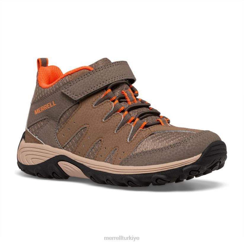 Merrell taşra orta 2 önyükleme (mk266230) 6JH2Z61452 silah dumanı/kil