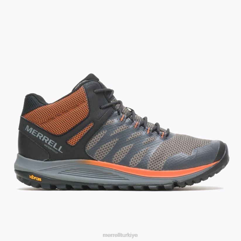 Merrell nova 2 orta su geçirmez (j500227) 6JH2Z6207 odun kömürü