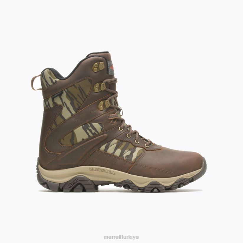 Merrell moab 2 ahşap 8'' termo su geçirmez (j004643) 6JH2Z6657 şekerleme/meşe