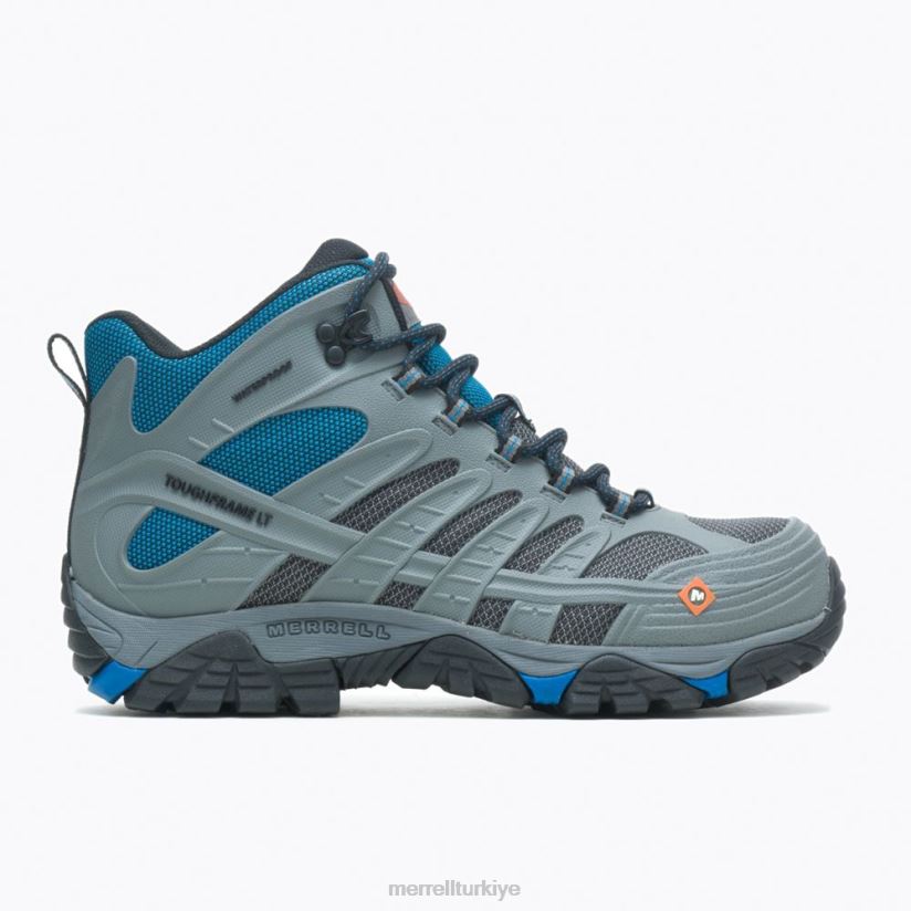 Merrell moab hız orta su geçirmez karbon fiber geniş genişlik (j099431w) 6JH2Z6343 kale kayası