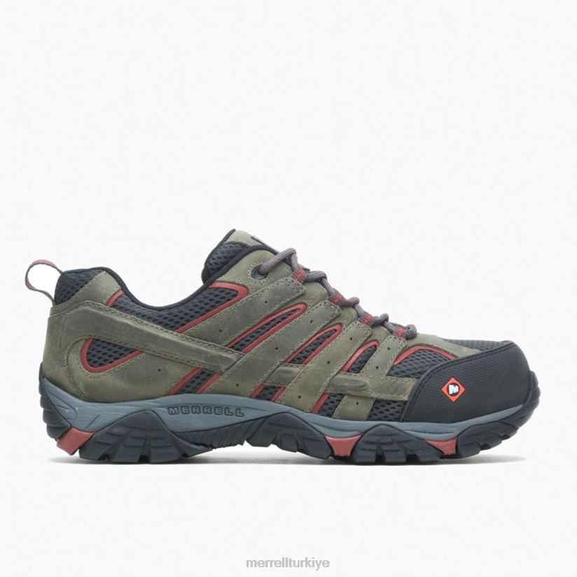 Merrell moab vertex vent kompakt burunlu iş ayakkabısı (j11121) 6JH2Z6370 kalaylı