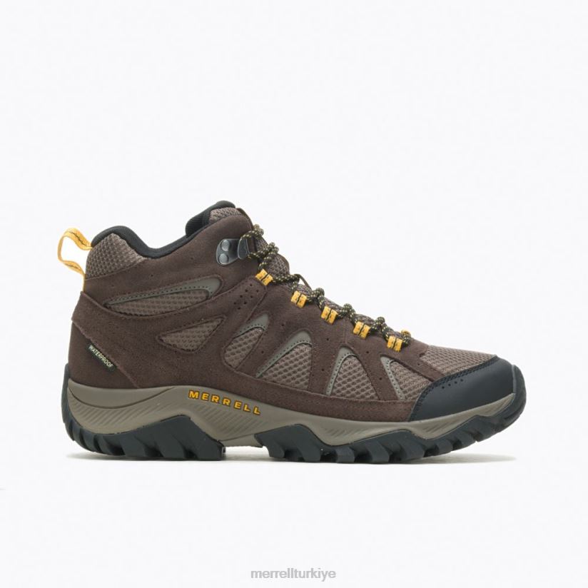 Merrell Oakcreek orta su geçirmez geniş genişlik (j036401w) 6JH2Z6604 espresso