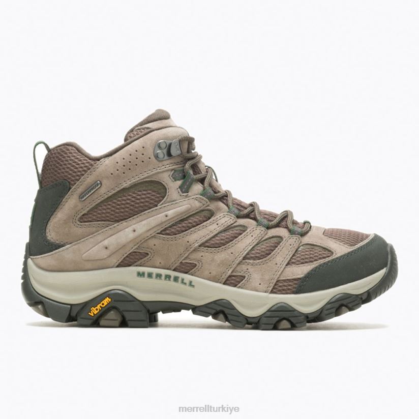 Merrell moab 3 orta su geçirmez (j035837) 6JH2Z6126 aşınmış kaya parçası