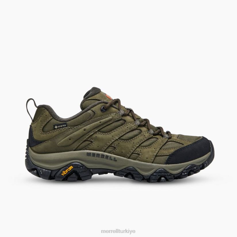 Merrell moab 3 pürüzsüz gore-tex (j036363) 6JH2Z6656 zeytin