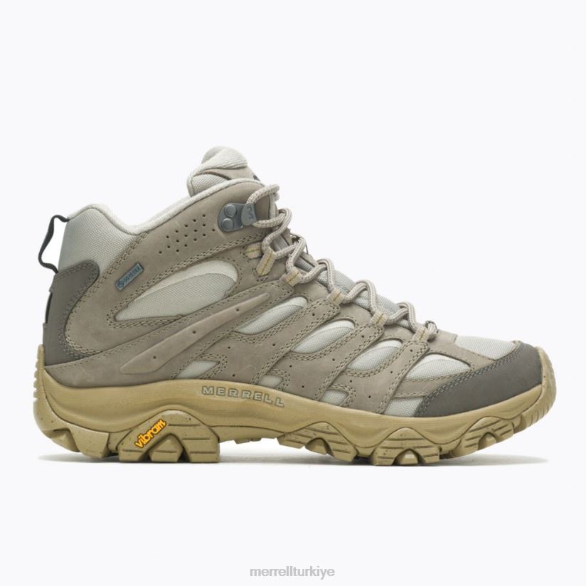 Merrell moab 3 pürüzsüz orta gore-tex x huckberry geniş genişlik (j500305w) 6JH2Z6690 alüminyum