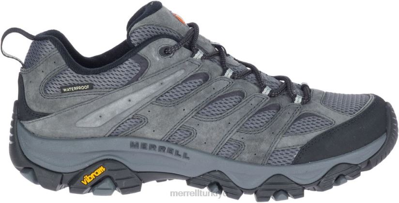 Merrell moab 3 su geçirmez geniş genişlik (j035855w) 6JH2Z6369 granit