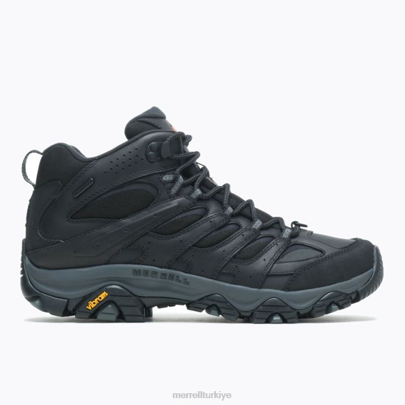 Merrell moab 3 termo orta su geçirmez geniş genişlik (j036577w) 6JH2Z6628 siyah