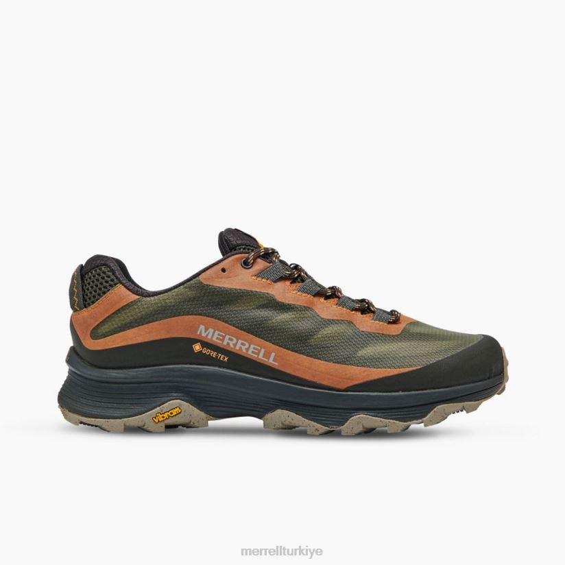 Merrell moab hızı gore-tex geniş genişlik (j066773w) 6JH2Z6365 liken