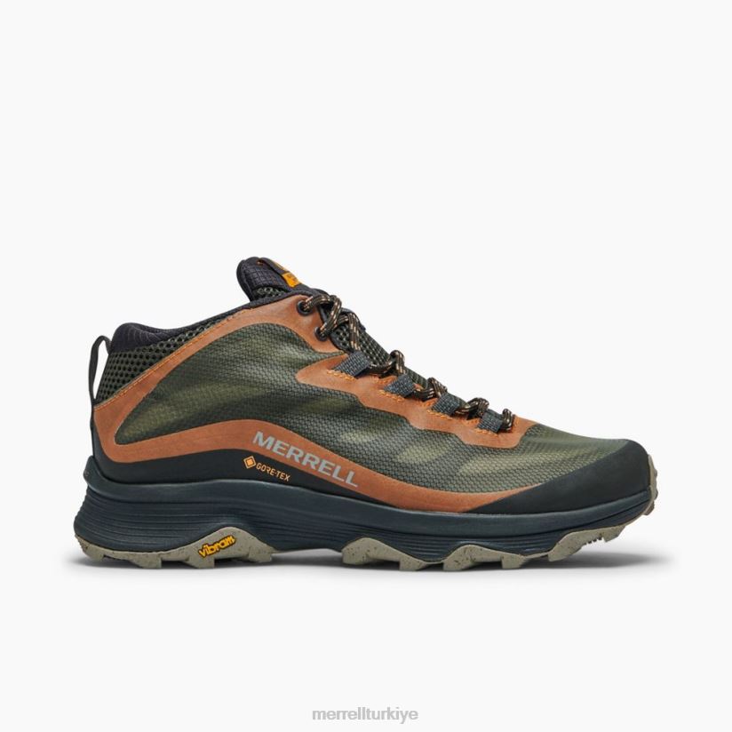 Merrell moab hızı orta gore-tex geniş genişlik (j135411w) 6JH2Z6354 liken