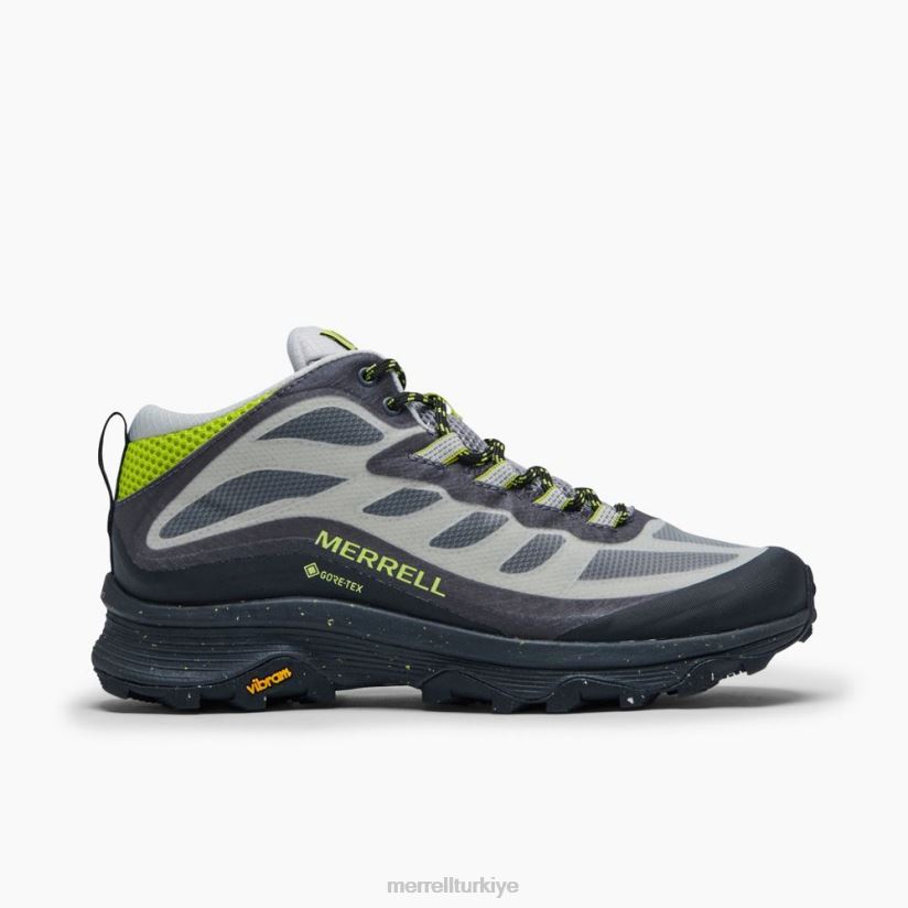 Merrell moab hızı orta gore-tex (j066907) 6JH2Z6191 odun kömürü