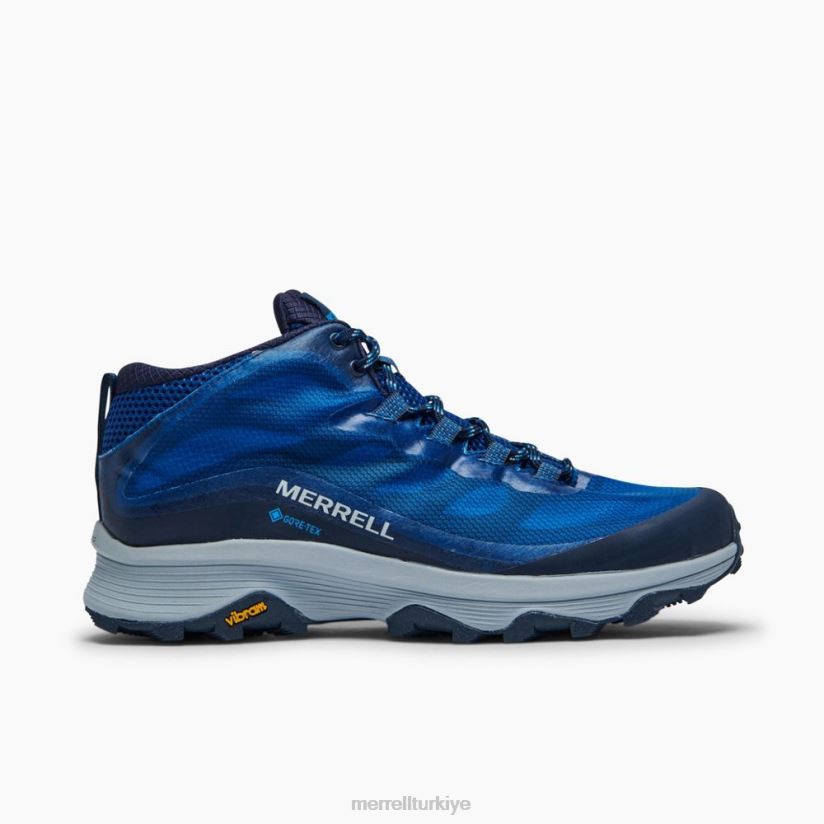 Merrell moab hızı orta gore-tex (j135413) 6JH2Z6193 Donanma