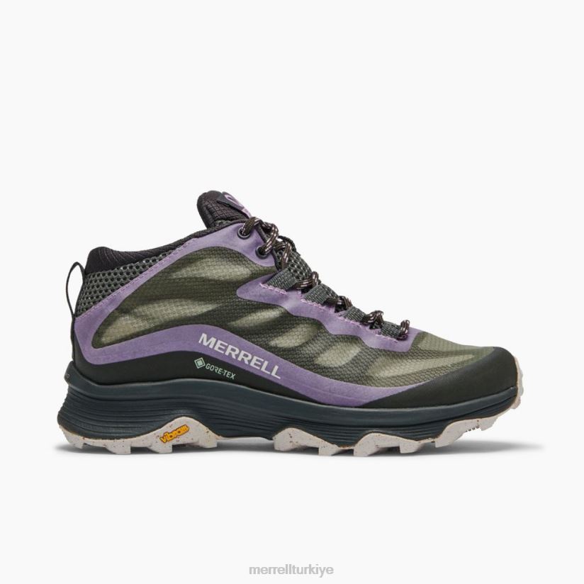 Merrell moab hızı orta gore-tex (j135416) 6JH2Z6880 liken