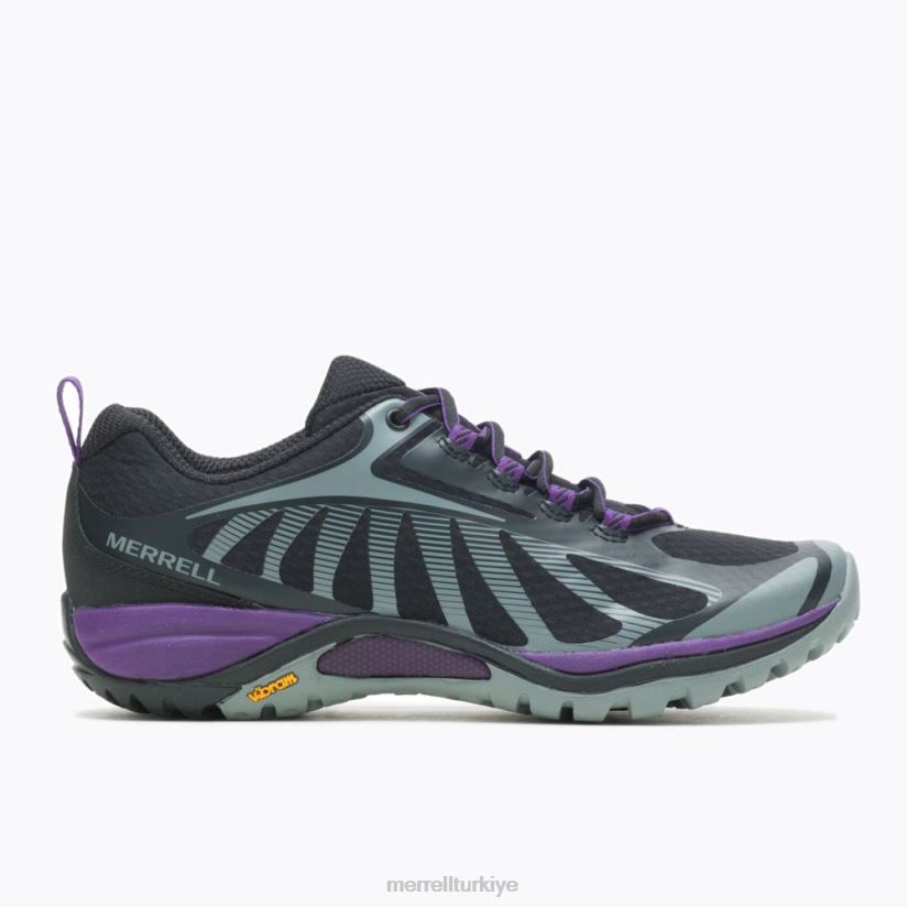 Merrell siren kenarı 3 geniş genişlik (j034438w) 6JH2Z61069 siyah/acai